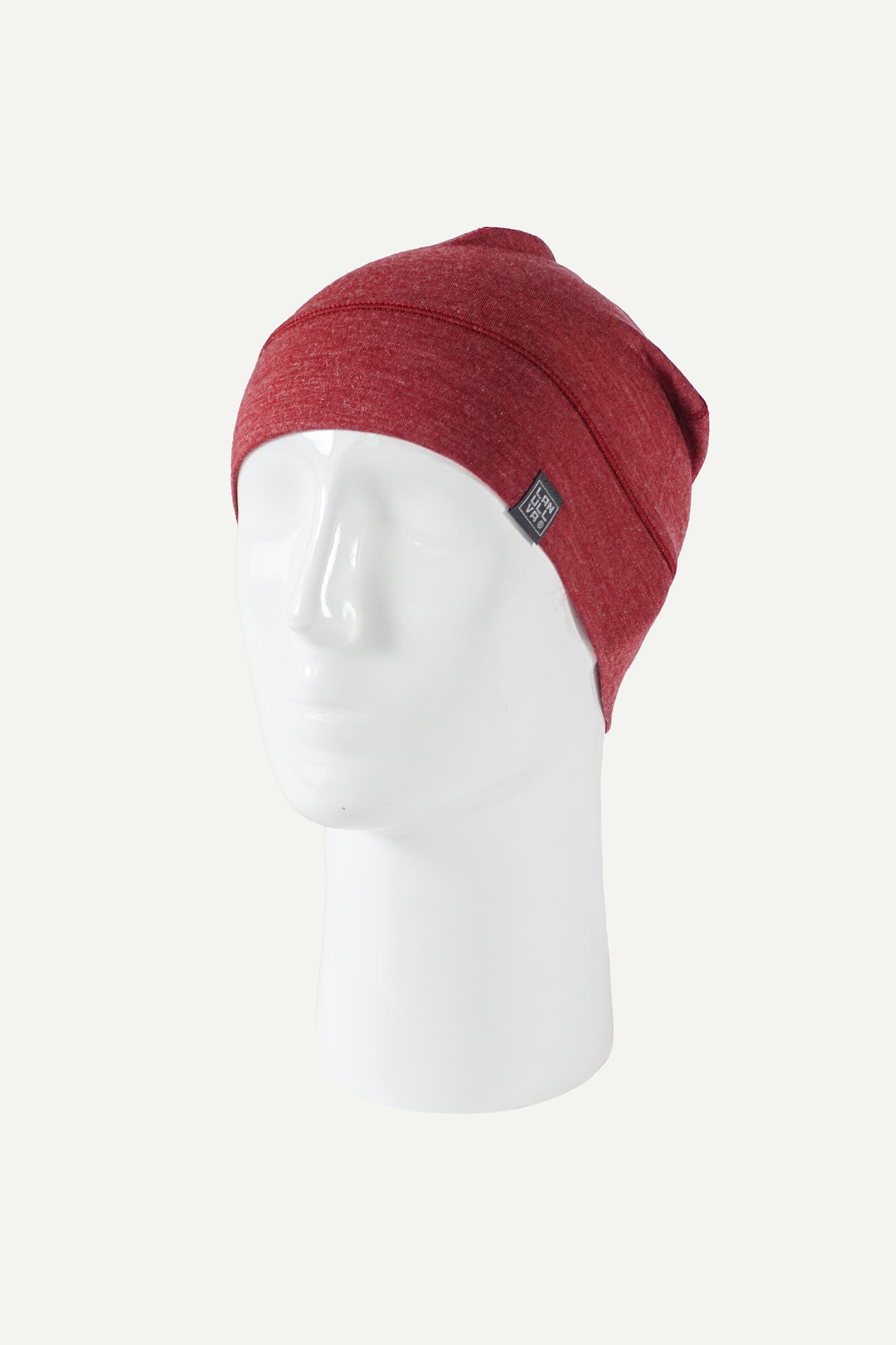 Lanullva Basic Beanie, Vinrød