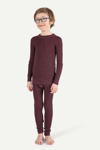 Lanullva Havbris 2.0 Ulltrøye Barn, Solbær-Lanullva