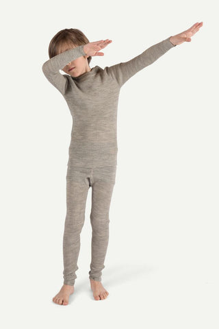 Lanullva Havbris 2.0 Ulltrøye Barn, Vinje Grå-Lanullva