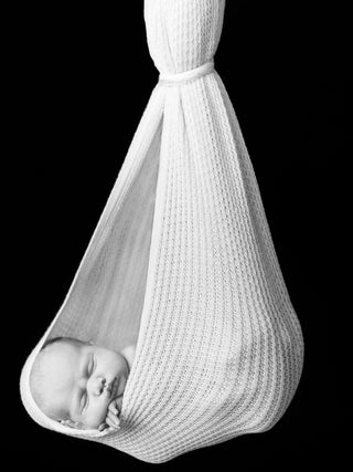 Lanullva Lyngstad Helseteppe Ull Baby, Brun Melert-Lanullva