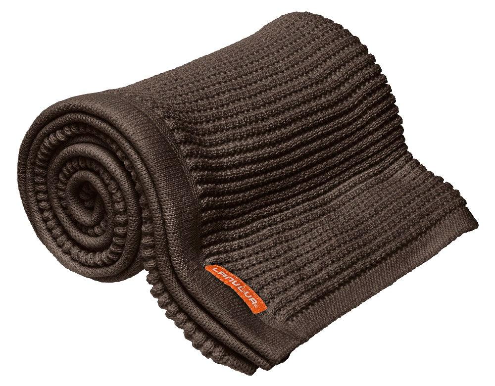 Lanullva Lyngstad Helseteppe Ull Baby, Brun Melert-Lanullva