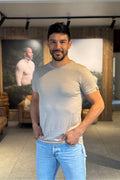Basic T-Skjorte Herre, Linen