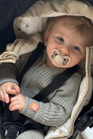 Lanullva Hustadvika 2.0 Ull Babydress Zip, Vinje Grå