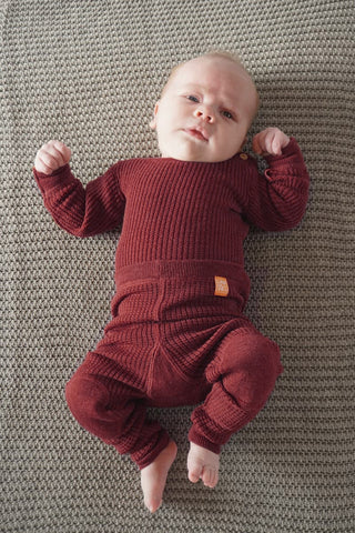 Lanullva Havbris 2.0 Ulltights Baby, Mahogny