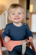 Havbris 2.0 Ull Babybody, Atlanterhavsblå