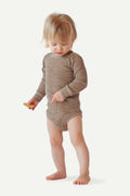 Havbris 2.0 Ull Babybody, Linen