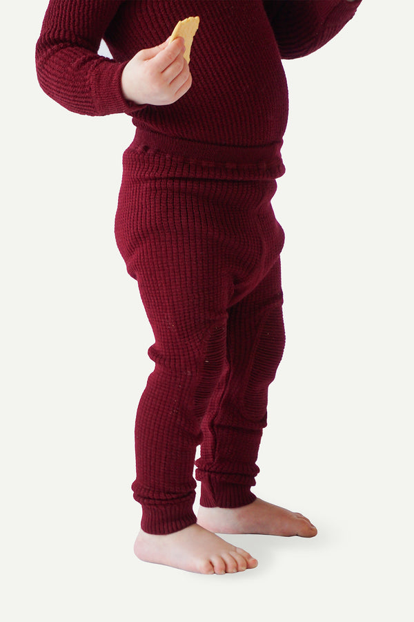 Lanullva Havbris 2.0 Ulltights Baby, Vinrød
