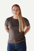 Basic T-Skjorte Dame, Bark