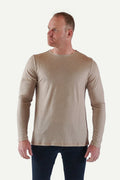 Basic T-Skjorte Herre Long Sleeve, Linen