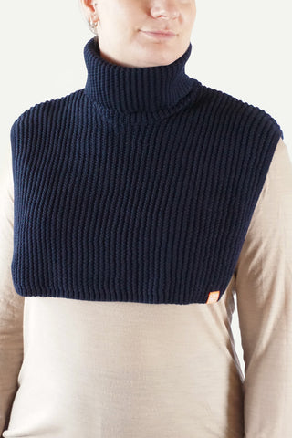 Lanullva Merino Halsvarmer, Nattblå