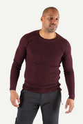 Havbris 2.0 Ulltrøye Crewneck, Solbær