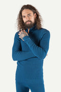 Havbris 2.0 Ulltrøye Half Zip, Arktis Blå