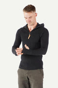 Havbris 2.0 Ulltrøye Half Zip, Kull