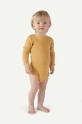 Havbris 2.0 Ull Babybody, Smørblomst