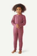 Hustadvika 2.0 Barnedress Zip, Lyng Rosa