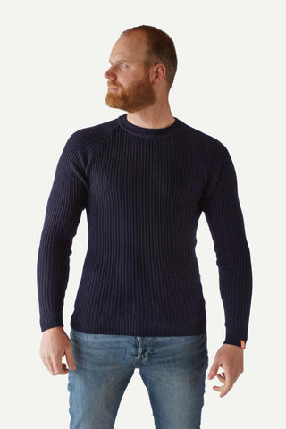 Hustadvika 2.0 Crewneck, Nattblå-Lanullva