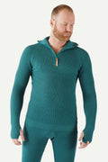 Hustadvika 2.0 Ullgenser Half Zip, Nordlys