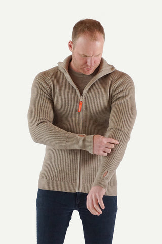 Lanullva Hustadvika 2.0 Ulljakke Zip, Linen