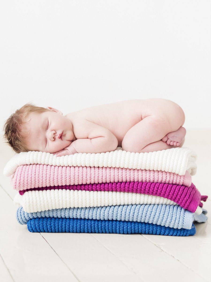 Lanullva Lyngstad Helseteppe Ull Baby, Syrin Lilla-Lanullva