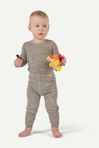 Lanullva Havbris 2.0 Ull Babybody, Vinje Grå